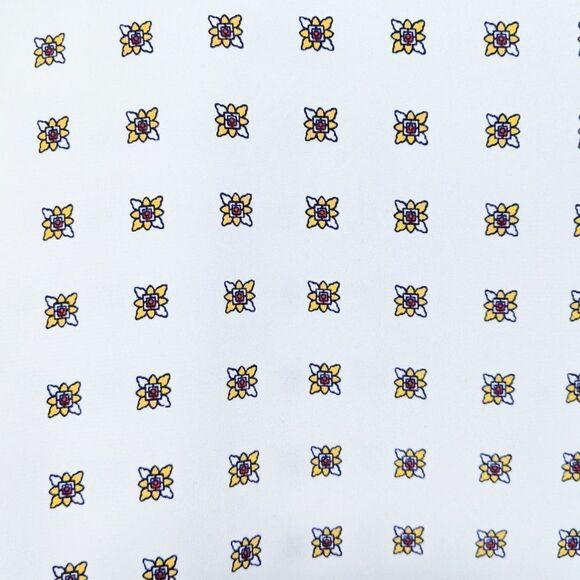 VINTAGE Bankers Club Mini Floral Pussybow Blouse - Picture 7 of 8